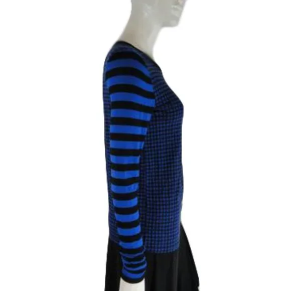 Michael Kors Top Black and Blue - Picture 3 of 7